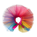 Pet Tutu Skirt for Dogs and Cats - Rainbow, Medium (Skirt Width 25 cm)