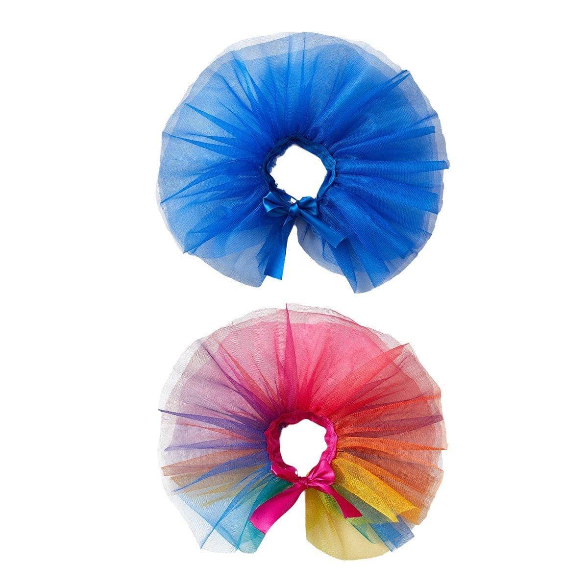 Pet Tutu Skirt for Dogs and Cats - Rainbow, Medium (Skirt Width 25 cm) - view 3