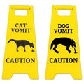 Pet Vomit Warning Signs in Resin, Pack of 2 - Dog - view 3