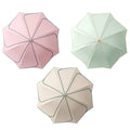 Petal Shape Long Handled Umbrella for Sun and Rain - Beige - view 3
