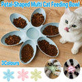 Petal Shaped Multi Pet Feeding Bowl for Cats and Dogs - Blue - view 2