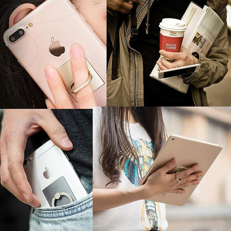 Phone Ring Holder Stand Grip, 360 Degree Rotation - Black - view 3