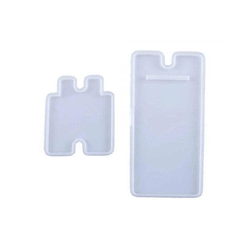 Phone Stand Silicone Mould Set, 21.5 x 10 cm and 10 x 12 cm, Pack of 2 - view 2