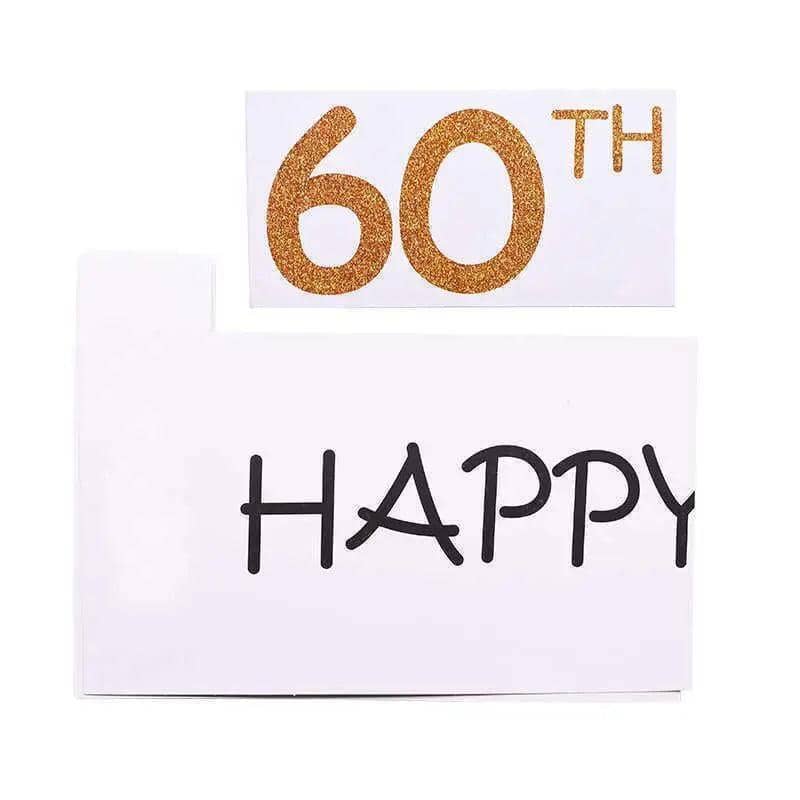 Photo Booth Props Paper Picture Frame - Happy 1st, 68 x 48 cm - view 5