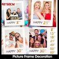 Photo Booth Props Paper Picture Frame - Happy 50th, 68 x 48 cm - view 2
