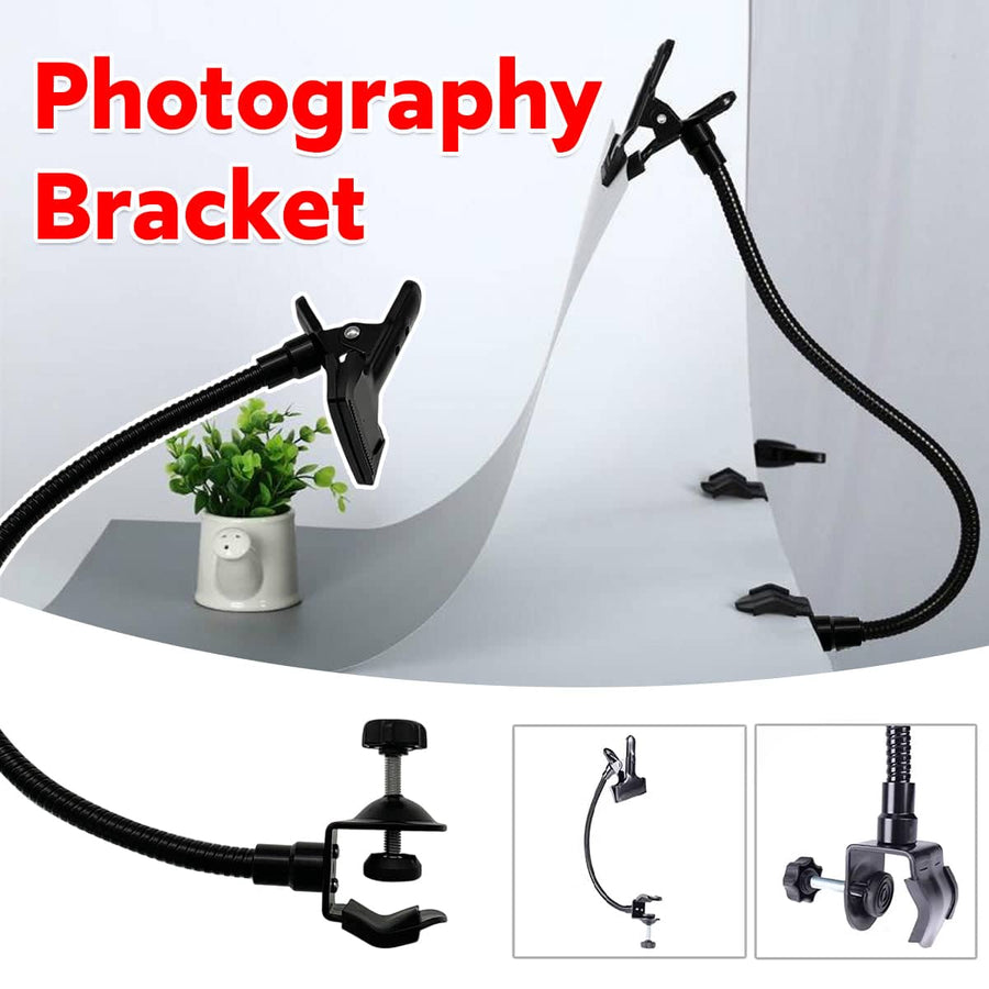 Photography Bracket, Non-Slip Portable Mount - Black