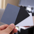 Photography Grey Card White Balance Set 18% with Black, White and Lanyard - view 5