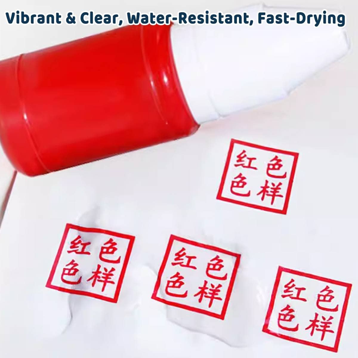 Photosensitive Stamp Ink Refill Bottles 10ml, 20 Pack - Blue - view 5