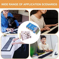 Piano Chord Chart for Beginners, Multicolour Fingering Guide, 120 Flash Cards - view 5