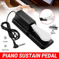 Piano Sustain Pedal for Digital Keyboards, Black