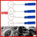 Pick and Hook Tool Set for O-Rings and Automotive Repairs, Set of 4