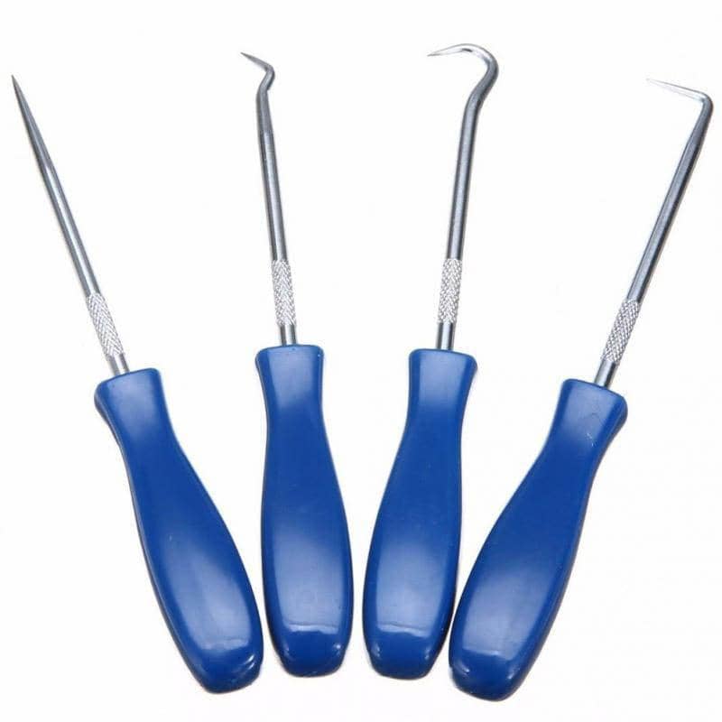 Pick and Hook Tool Set for O-Rings and Automotive Repairs, Set of 4 - view 3