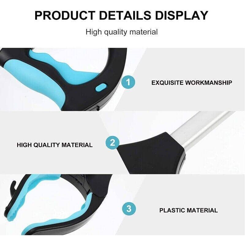 Pick up Grabber Reacher Stick with LED Light, Foldable and Extendable, 85 x 13 cm - view 3