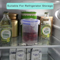 Pickle Storage Container with Drainage Basket and Flip-Top Lid - view 5