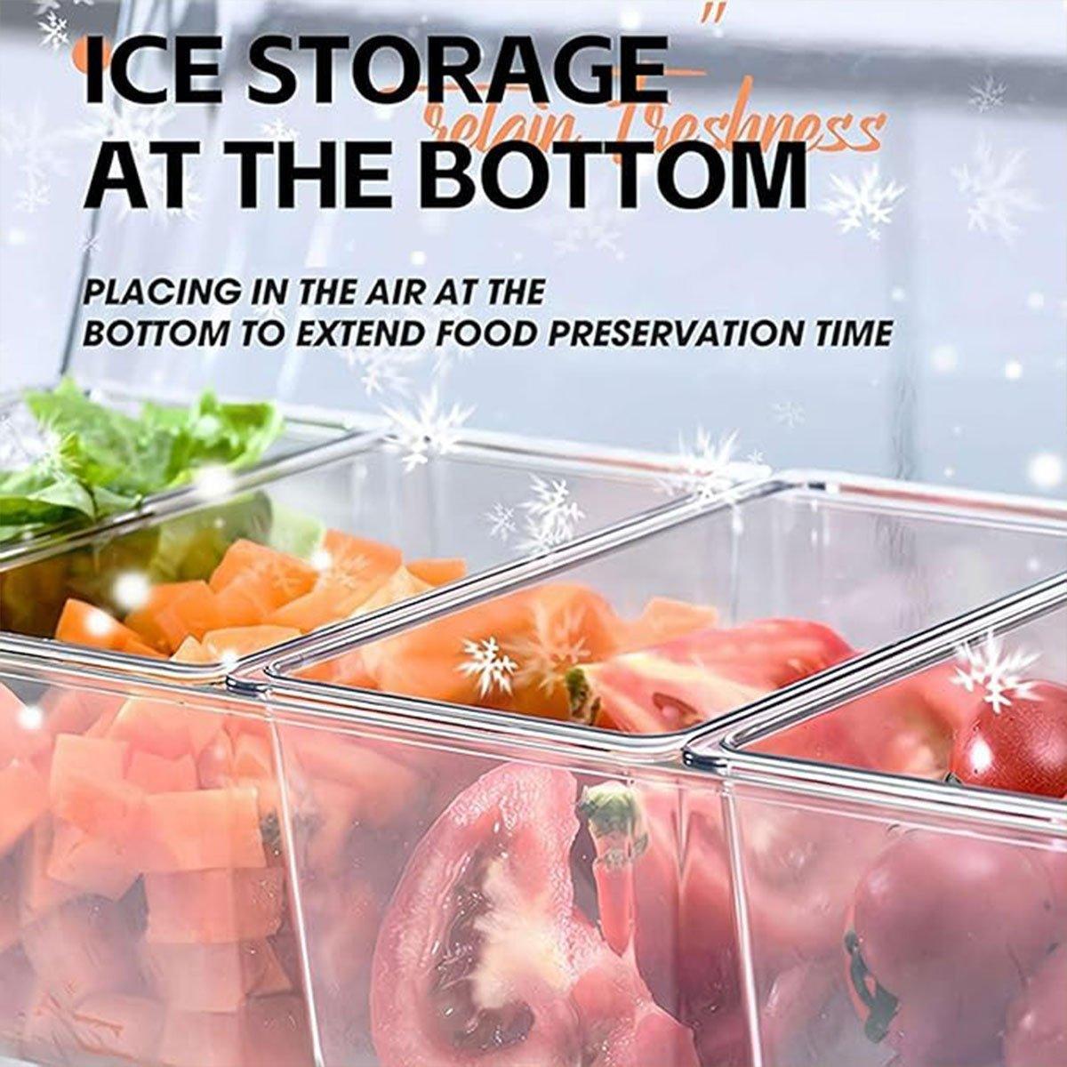 Picnic Ice Box Food Storage Container - 5 Removable Compartments - view 4