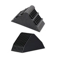 Picture Frame Corner Protectors, Pack of 50 - Black Ridged Wedge, Style 1 - view 3
