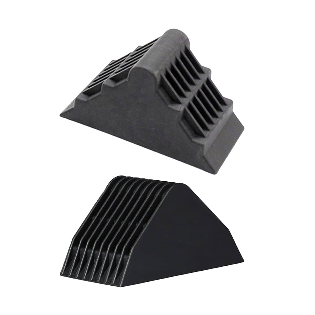 Picture Frame Corner Protectors, Pack of 50 - Black Ridged Wedge, Style 1 - view 3