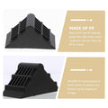Picture Frame Corner Protectors, Pack of 50 - Black Stepped Ribbed, Style 2 - view 5