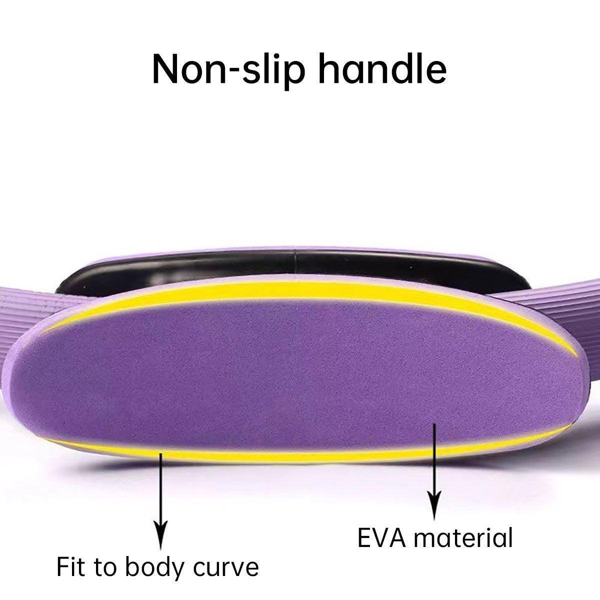 Pilates Ring with Moderate Resistance and Padded Handles - Purple - view 7