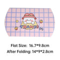 Pillow Shape Paper Gift Boxes, Pack of 100 Folding Cartons for Party and Wedding Favours - view 3