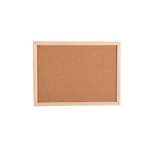 Pine Frame Cork Message Board Single Sided Notice Board - 40 x 60 cm