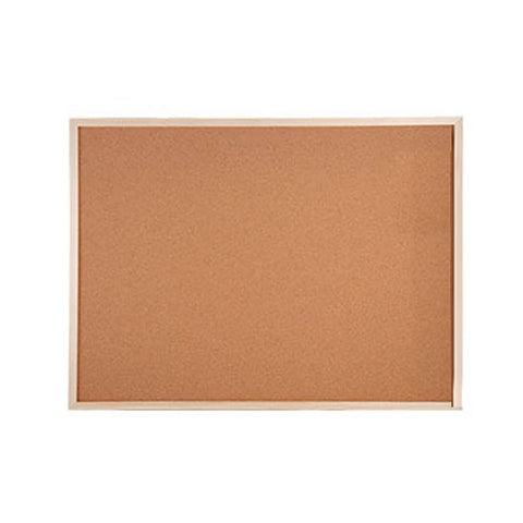 Pine Frame Cork Message Board Single Sided Notice Board - 60 x 90 cm