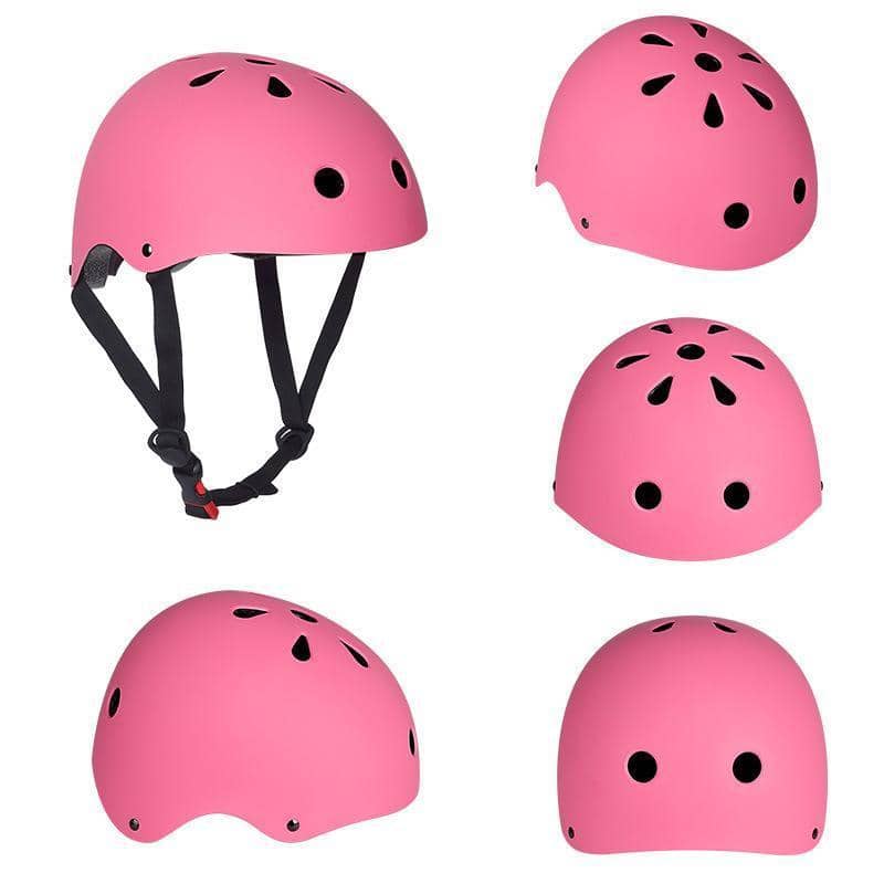 Pink Bike and Skate Helmet for Young Riders - Size L (Head 58-61 cm)