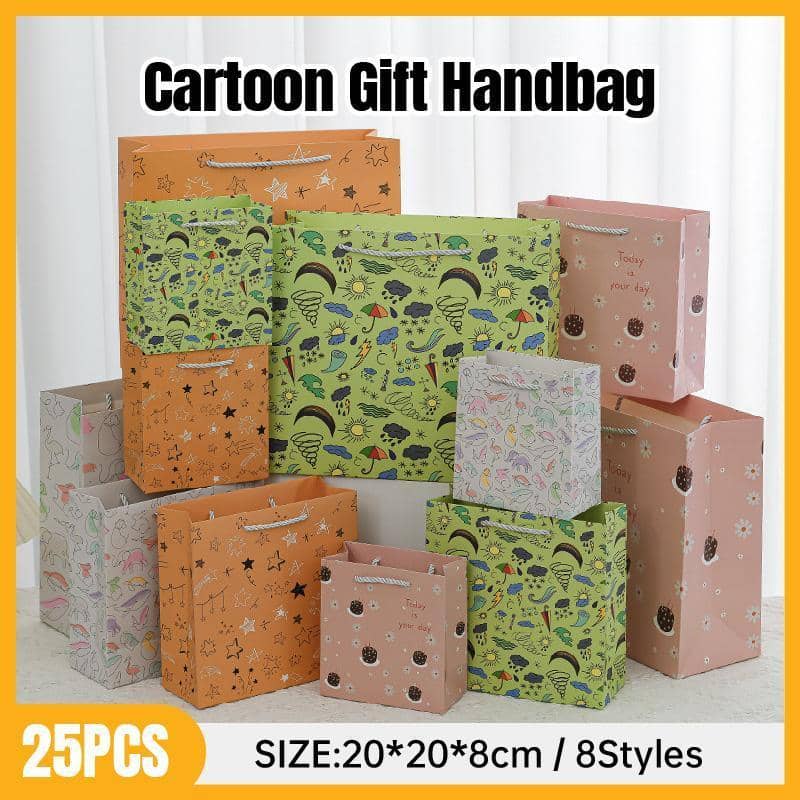 Pink Cake Paper Gift Bags, 25 Pieces - Model LD-2302 - view 2