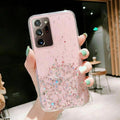Pink Glitter Shockproof Soft Phone Case for Samsung Galaxy S21 - view 4