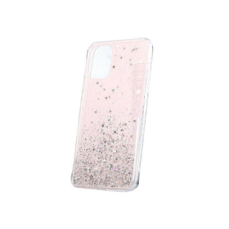 Pink Glitter Shockproof Soft Phone Case for Samsung Galaxy S21 Plus