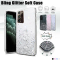 Pink Glitter Shockproof Soft Phone Case for Samsung Galaxy S21 Plus - view 2