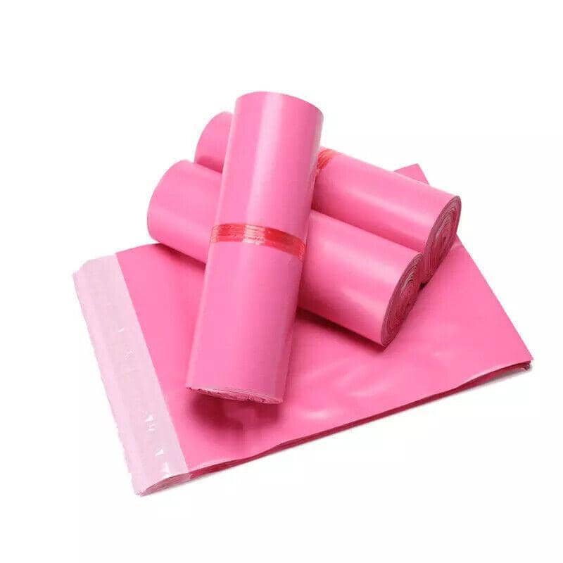 Pink Poly Mailer Bags, Self-Sealing - 45 x 60 cm