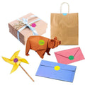 Pink Round Sticker Dots - 100mm, 10 Dots - view 4