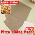 Pizza Box Pads Greaseproof Paper Liners - 9 Inch (23 x 23 cm), 100 Pack - view 2