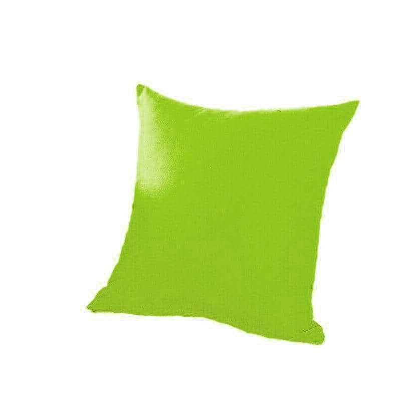 Plain Cushion Cover, Polyester Pillow Case - Large 50cm x 50cm, Green