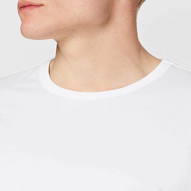 Plain White Cotton T-Shirt - Size 5XL (Half Chest 63.5 cm, Length 79 cm) - view 5