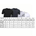 Plain White Cotton T-Shirt - Size XL (Half Chest 54 cm, Length 71 cm) - view 3