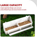 Plastic Bird Cage Feeder and Water Bowl for Small Pet Birds, Pack of 2 - view 5