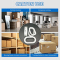 Plastic Carton Box Handles, Snap in Grip for Moving Boxes, Pack of 100 - view 4