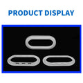 Plastic Carton Box Handles, Snap in Grip for Moving Boxes, Pack of 100 - view 5
