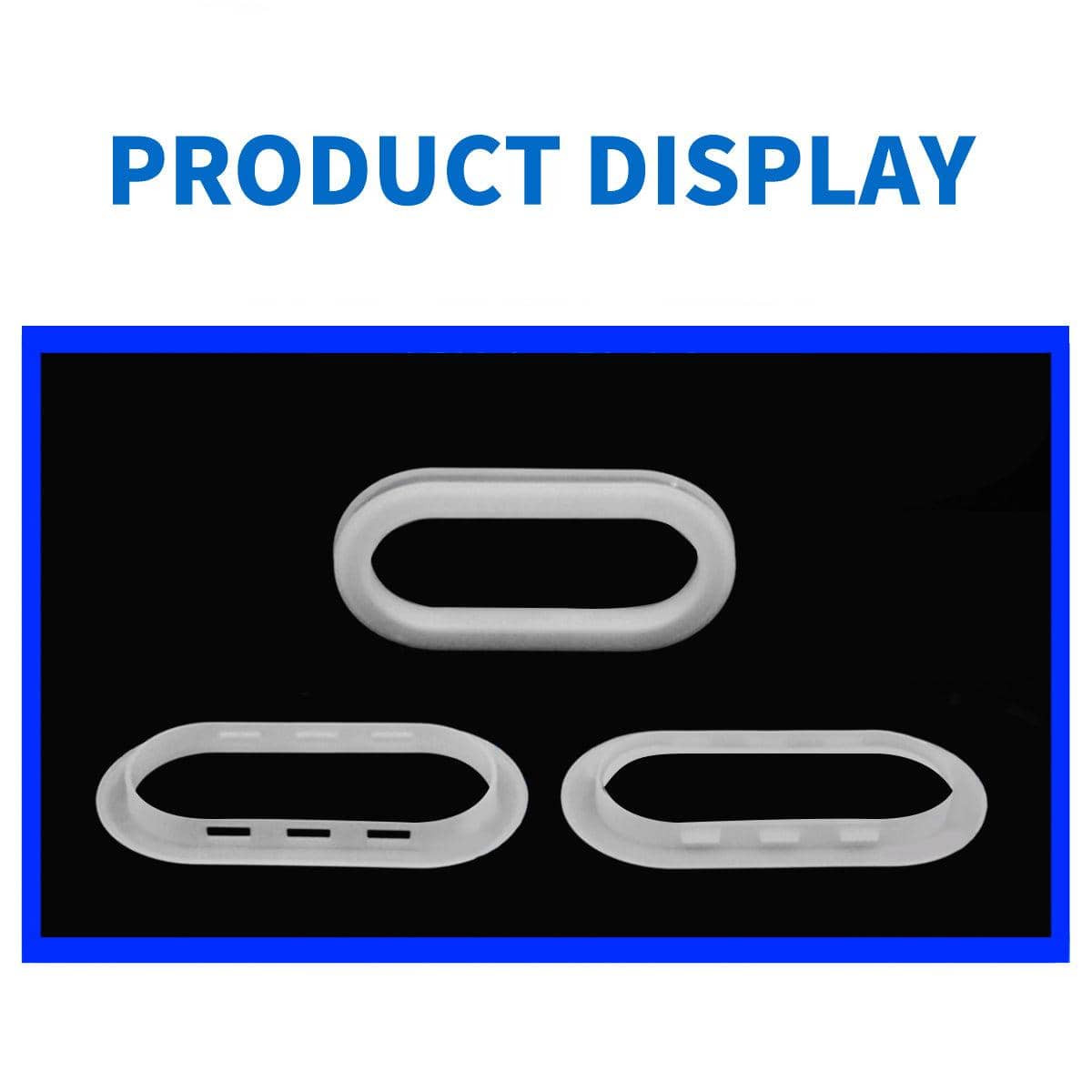 Plastic Carton Box Handles, Snap in Grip for Moving Boxes, Pack of 100 - view 5