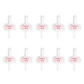Plastic Check Valve for Water and Air Lines, Pack of 10 - 5 mm to 3 mm Ends