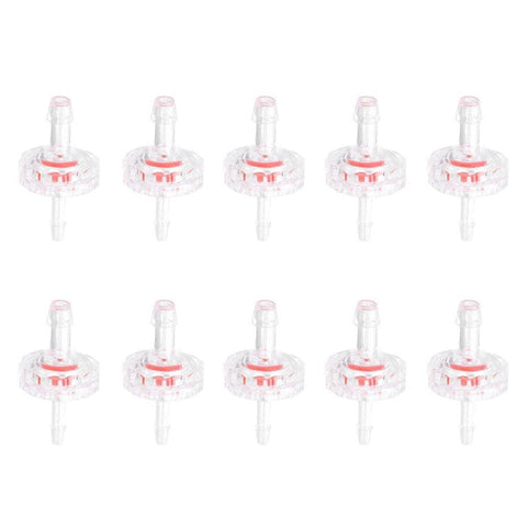 Plastic Check Valve for Water and Air Lines, Pack of 10 - 5 mm to 3 mm Ends