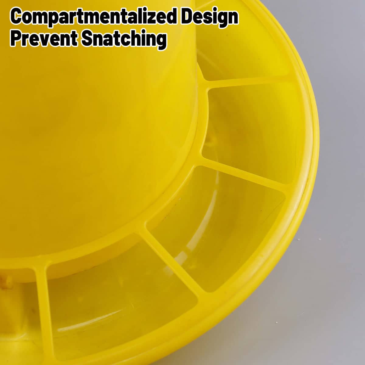Plastic Chicken Feeder - 4 kg Size, 28.5 x 23 cm - view 5