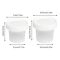 Plastic Cups with Fitted Lids, Pack of 50 - 100ml - view 4