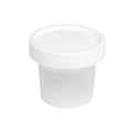 Plastic Cups with Fitted Lids, Pack of 50 - 200ml