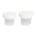 Plastic Cups with Fitted Lids, Pack of 50 - 200ml - view 3