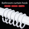 Plastic Curtain C Rings for Shower and Bed Curtains, Pack of 24 - view 4