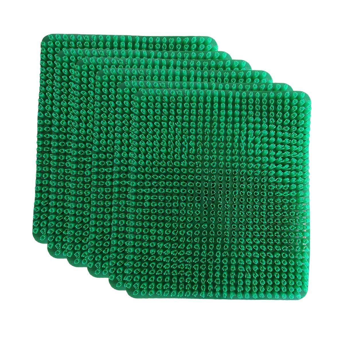 Plastic Egg Laying Box Mat Chicken Nest Grass Pad Imitation Grass Gasket - Pack of 6 - view 2