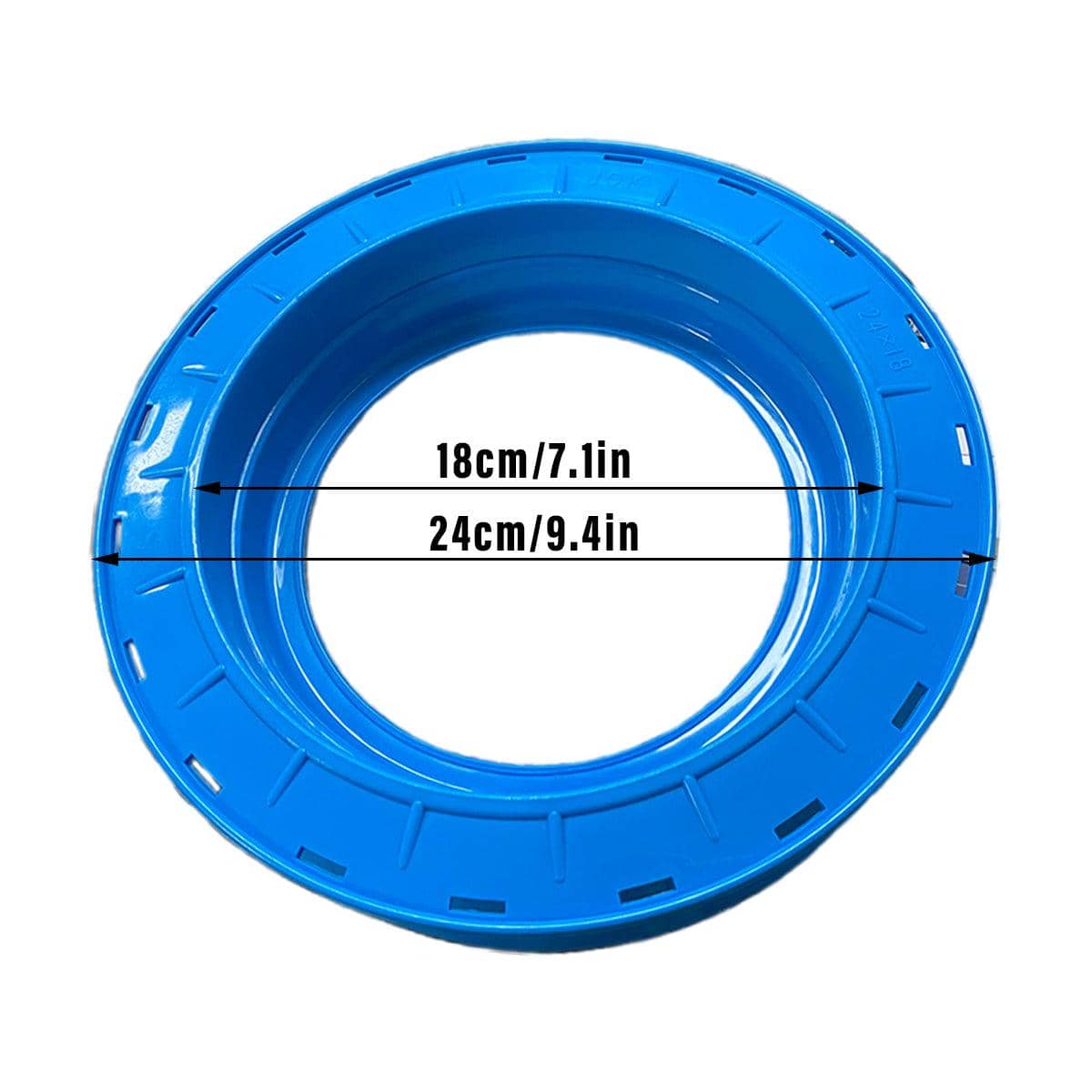 Plastic Fishing Line Coil Reel Spool for Angling, Blue - view 3